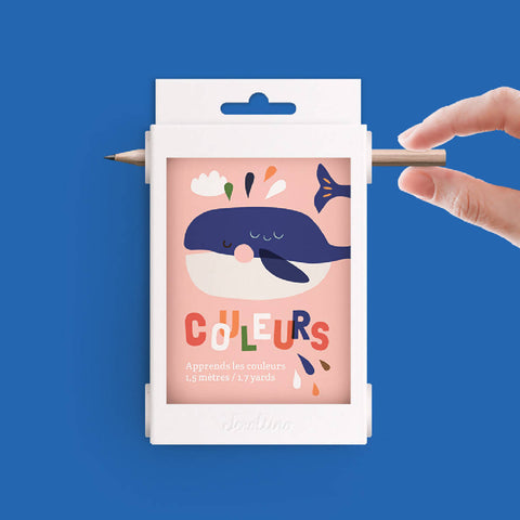 Livre objet à dérouler 100% compostable - Scrollino Couleurs - Meanwhile Boutique