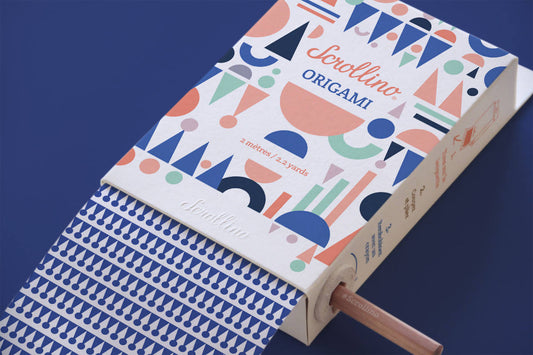 Livre objet à dérouler 100% compostable - Scrollino Origami - Meanwhile Boutique