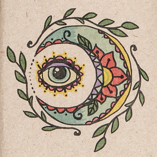 Mini Notebook avec une couverture illustrée en papier recyclé produit libanais