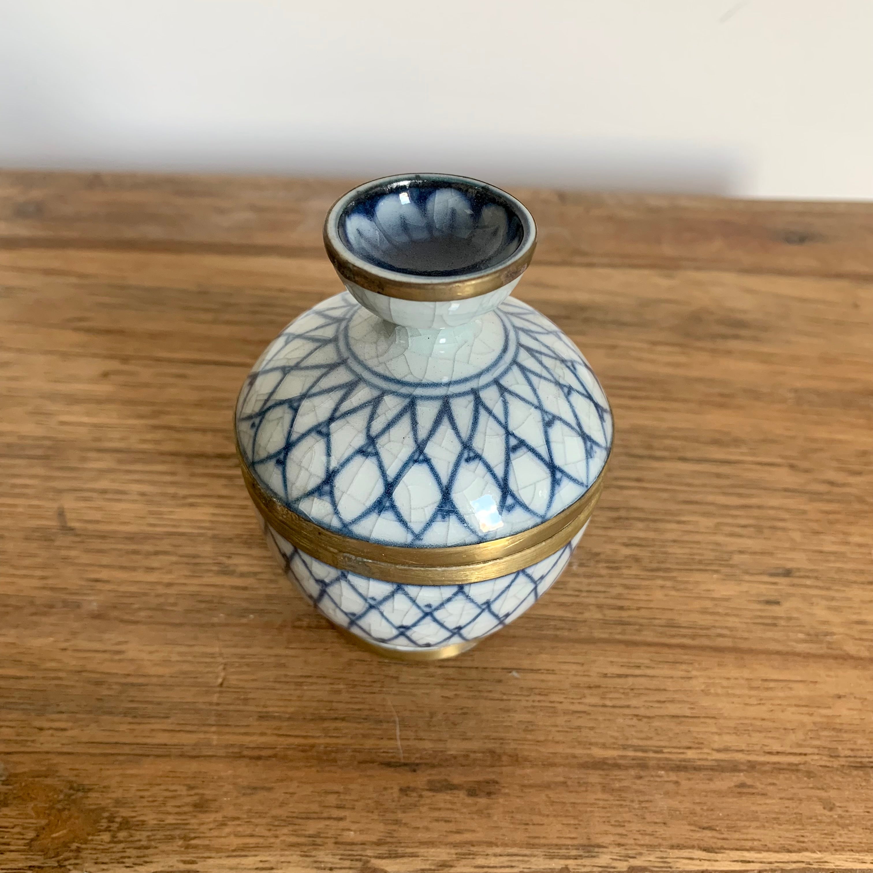 Mini Jarre Artisanale I Indigo 