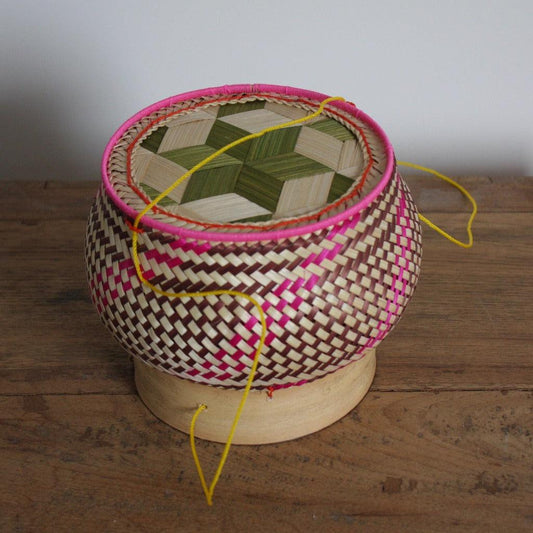 Panier en bambou Riz I taille M - Meanwhile Boutique