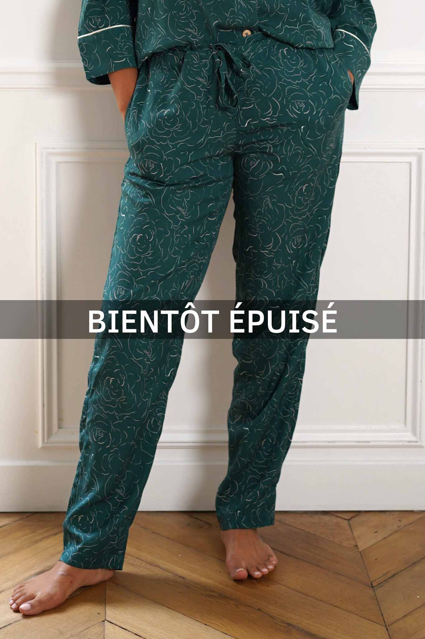 Pantalon de pyjama en soie végétale I Jardin Dansant - Meanwhile Boutique