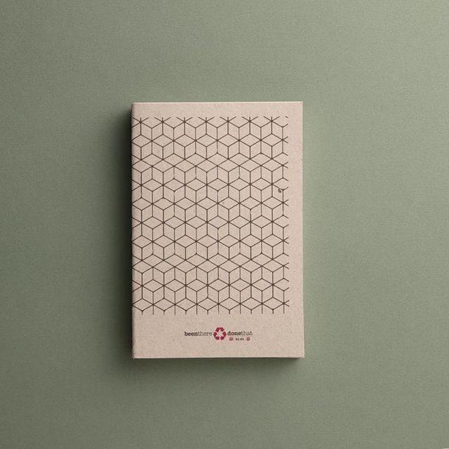 Petit carnet en papier recyclé I Formes géométriques - Meanwhile Boutique