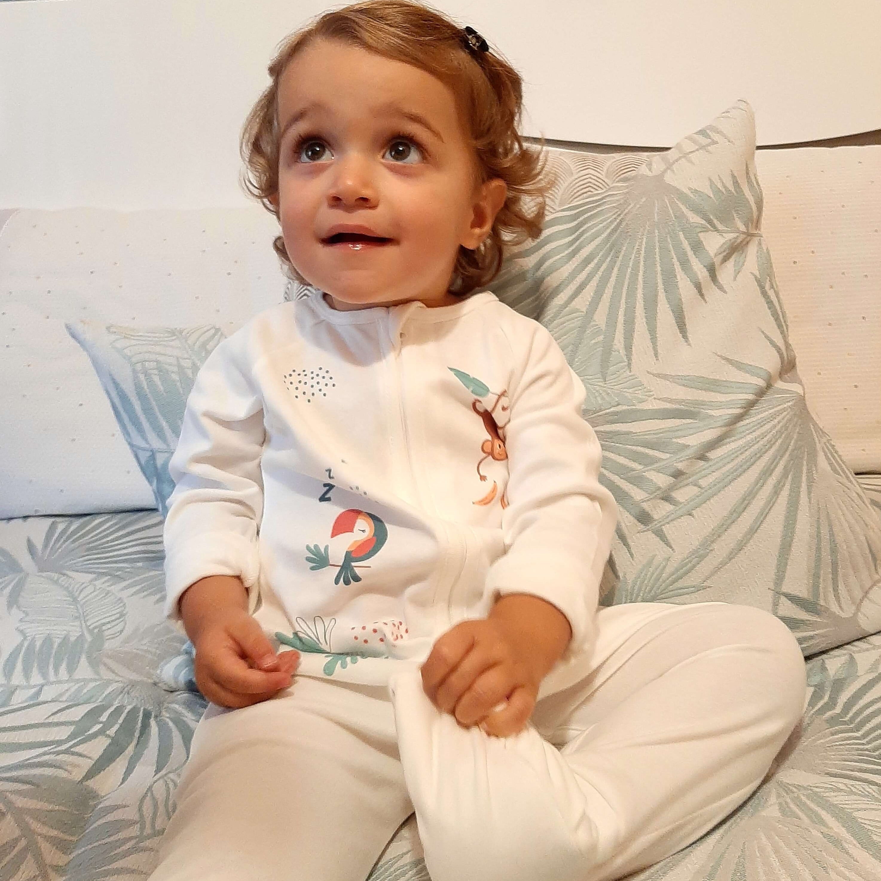 Pyjama zippé bébé et enfant coton bio