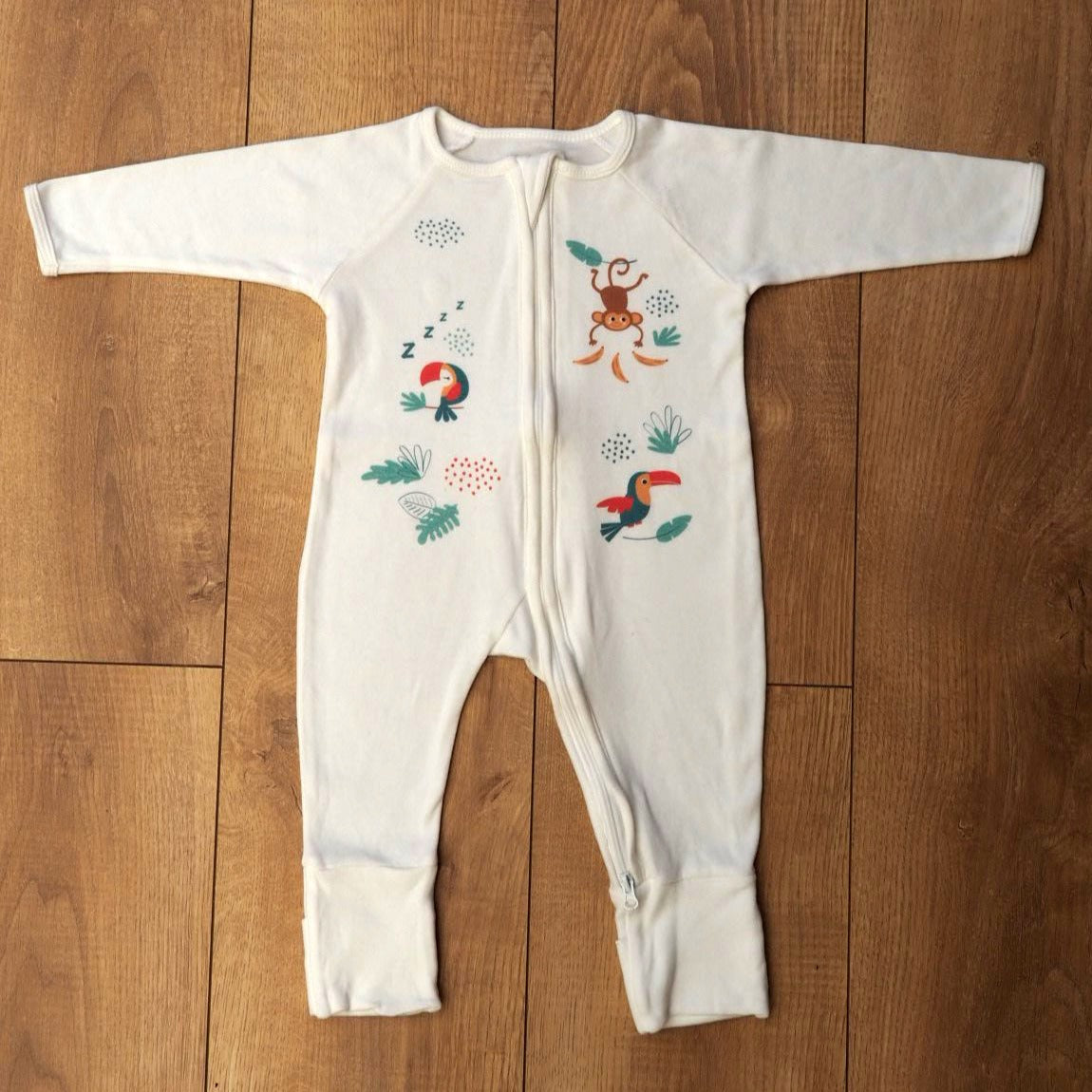 Pyjama unisexe éco-responsable pour bébé en coton biologique 