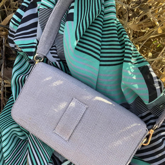 Sac Baguette végan gris clair