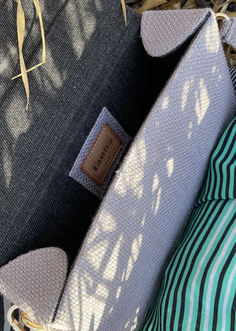 Sac Baguette végan gris clair