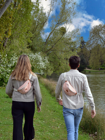 Sac banane éco-responsable matières upcyclés marque Binette sur Meanwhile Boutique