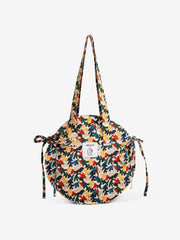 Sac cabas rond coloré en coton recyclé