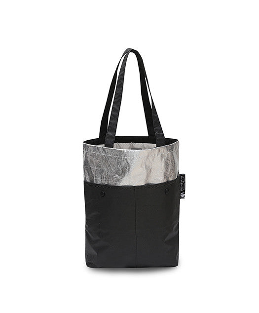 Sac tote-bag Noir en papier bulle recyclé - sac éco-responsable meanwhile boutique