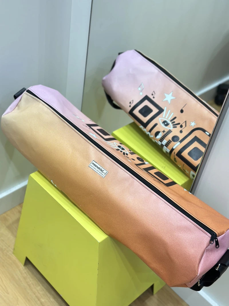 Sac de yoga en bâches upcyclées