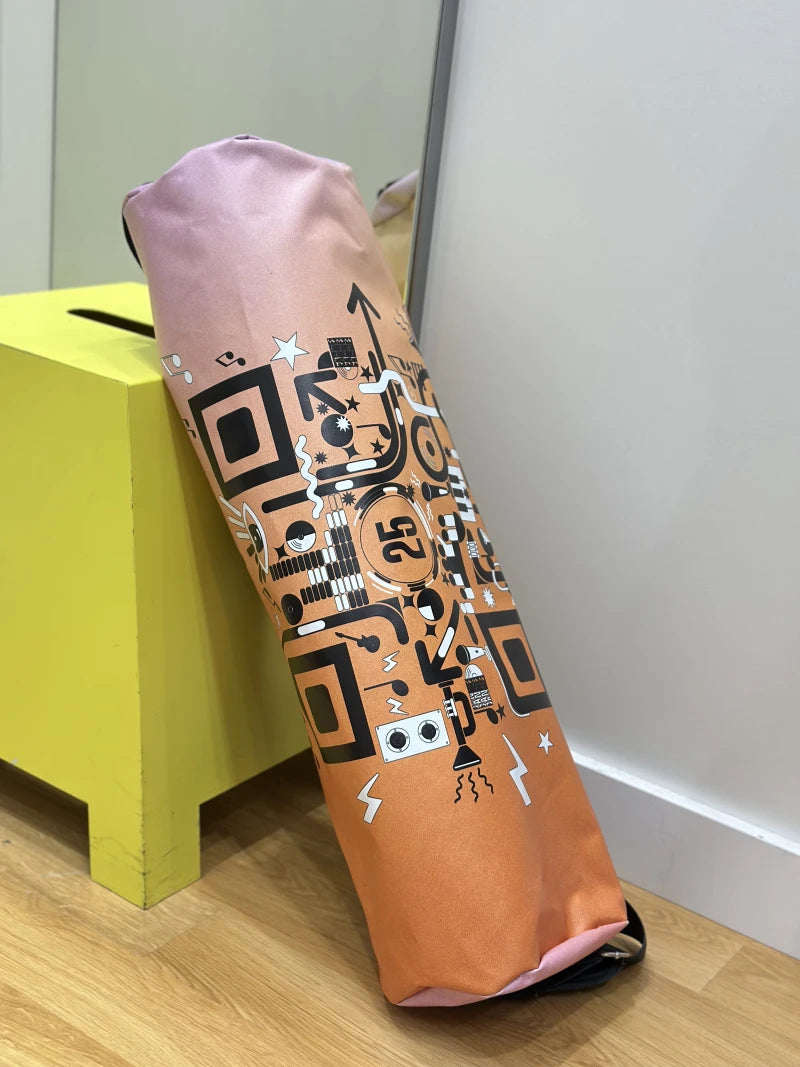 Sac de yoga en bâches upcyclées