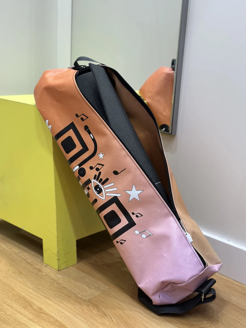 Sac de yoga en bâches upcyclées