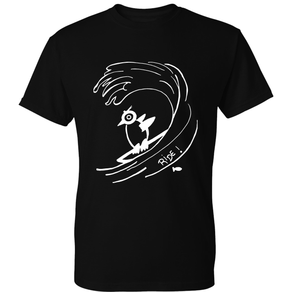 T-shirt mixte Surfer en bambou viscose et coton bio - Meanwhile Boutique