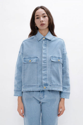 Veste Sky fabriquée à partir de déchets textiles recyclés